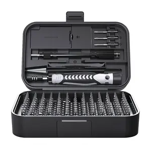 Precision Screwdriver Set 130 in 1 Handle Portable Pen Manual Hand Tool Kit Wireless Cordless Magnetic Mini Small Bit for Mobile Cell Phone Watch Repair Home Household Micro Laptop PC Multifunctional Professional