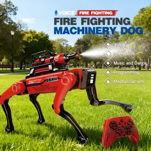 Cool Ai Robot Dog, Realistic Robot Puppy, Smart Voice Interaction, Sprays Water Mist, Music & Dance, Programming, Remote Control, Educational Toy for Kids