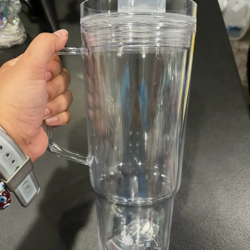 40oz snow globe tumbler