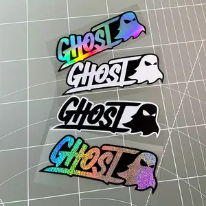 1pc Ghost Motorcycle Sticker, Waterproof Vinyl Decal for DIY Modified Motorcycle Front Fairing, Fuel Tank, Scooter Body, Side Panel, Car Fuel Tank, Tablet, Perfect for Halloween Gifts
