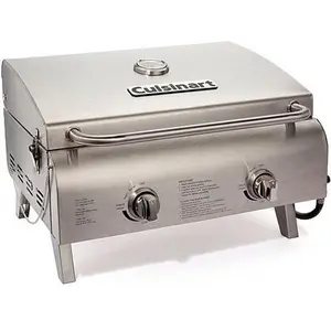 Cuisinart Chef's Style Tabletop Gas Grill in Stainless Steel