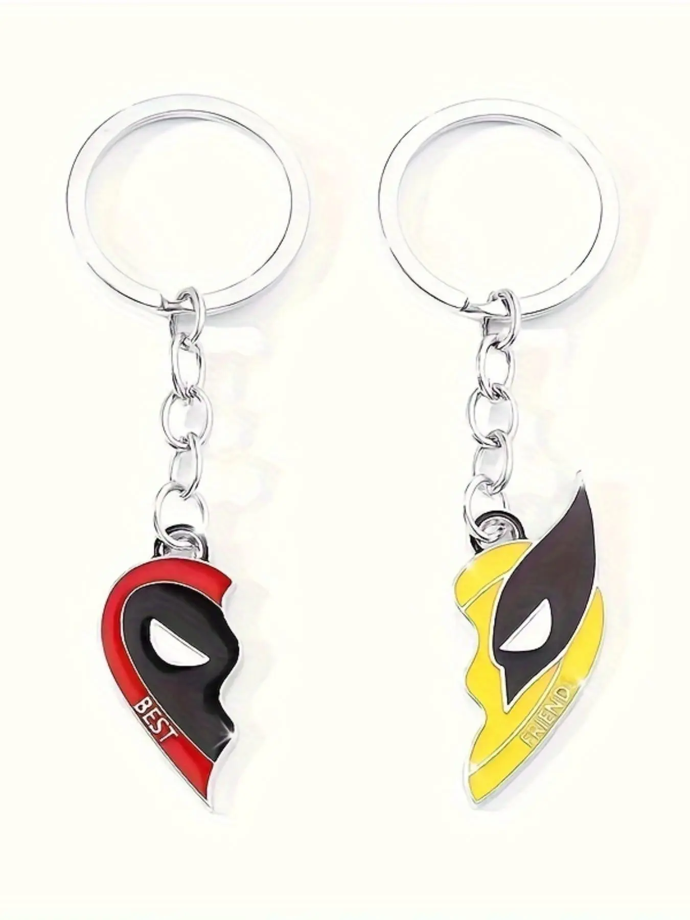 Superhero Mask Design Keychain, Fashionable Alloy Keychain for Men & Women, Trendy All-match & Exquisite Keychain for Birthday Gift, Stylish Keychain