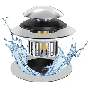 Tub Stopper Bathtub Drain, Drain Hair Catcher and Cover, Pop Up Drain Plug Cover Replaces Lift and Turn, Tip-Toe and Trip Lever Bathtub Drains (Silver)