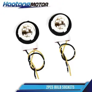 CROSSDESIGN Fits Turn Signal Brake Light Socket Harness Wire Plug 3156 3056 3456 4156 USA