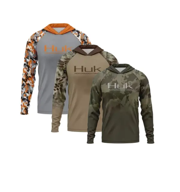 3-piece  men's long sleeved hooded fishing suit with sun protection, UV protection, quick drying, breathable design, fishing  travel work suit summer   sport hoodie sleeve clothing construction casual jacket protection shirt men outdoor