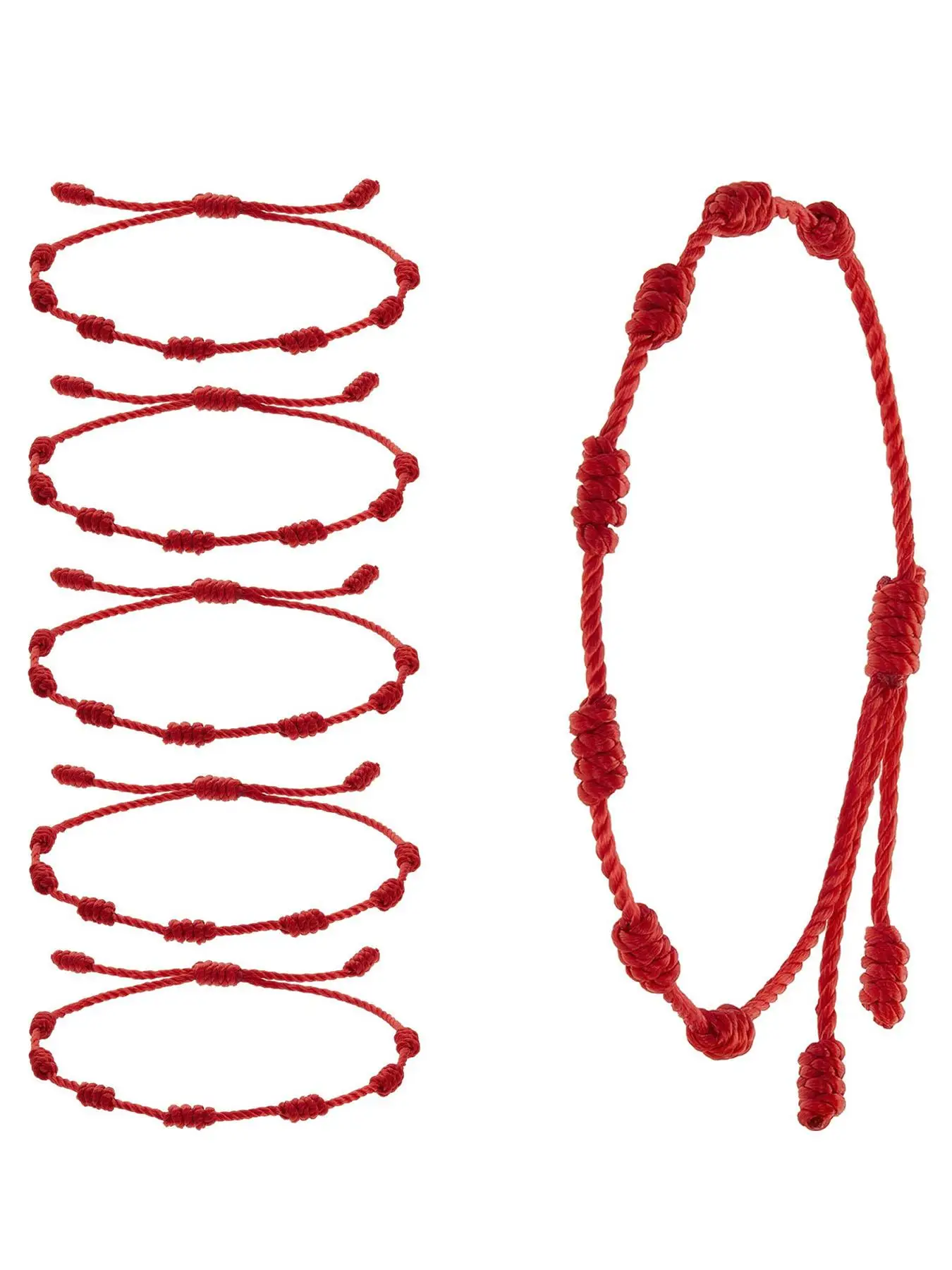 Women's Solid Braided Knot Bracelet, Cute Trendy Adjustable String Bracelets for Men, Fashionable Classic Women Jewelry for Daily Decoration