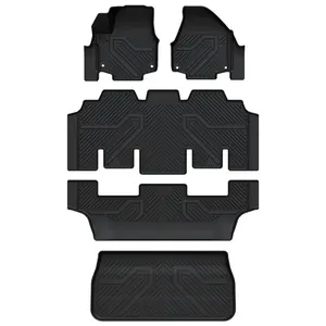 Lasfit fit for 2017-2026 Chrysler Pacifica Floor Mats & Cargo Mat, Only Fit 7-Passenger Gasoline with Bucket Seating