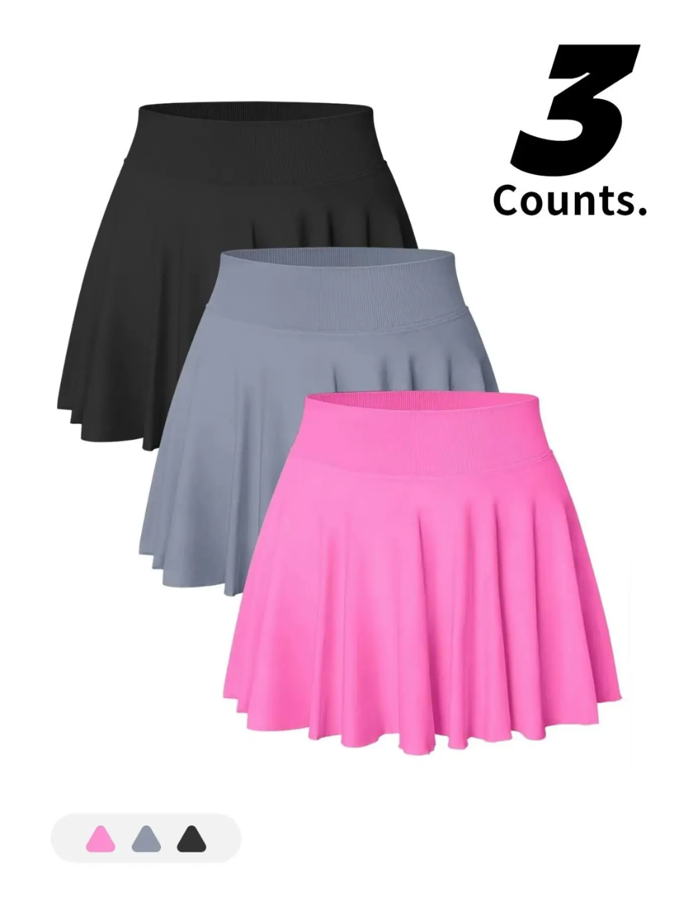 Women's Sporty High-Waisted Athletic Skirt with Safety Pant, Slim-Fit Pleated Design for Yoga, Running, Gym, and Daily Wear, Tennis Skirt, Workout Skirts, Active Skirts, Tennis Skort Skirt