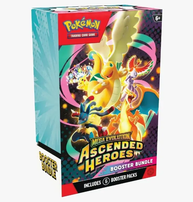 Pokemon Ascended Heroes 6-Pack Booster Bundle Pokemon Ascended Heroes 6-Pack Booster Bundle