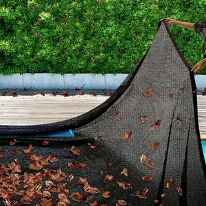 Pool Leaf Net Cover, Fine Mesh Pool Leaf Net Cover, Sunshade for Inground & Above Ground Rectangle Pools, Garden Supplies