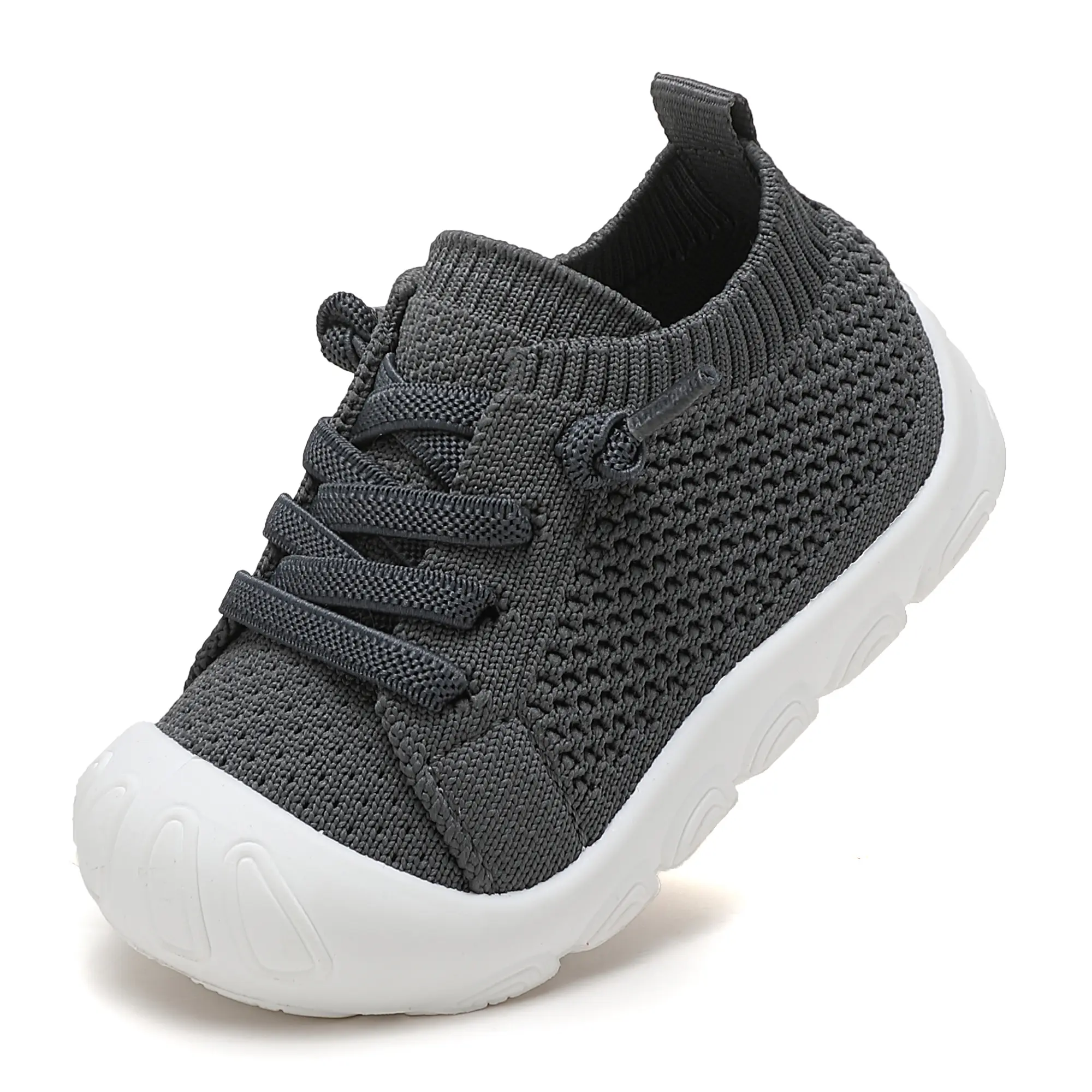 Toddler Slip-on Walking Shoes, Lightweight & Breathable Casual Prewalker Sneakers for Infants with Removable Insole & Pull Tab Fit, Casual Prewalker Shoes, Daily Wear, Removeable Insole, Drawstring, Unisex, Prewalkers First Walker Shoes Toddler Barefoot S