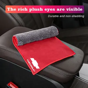 Microfiber Towel Car Cleaning Care Accessories For Chevrolet Corvette Montana TrailBlazer Silverado Traverse Camaro Suburban Equinox Bolt Cruze Malibu Colorado Trax SS Spark Captiva Onix Spin Impala Cobalt