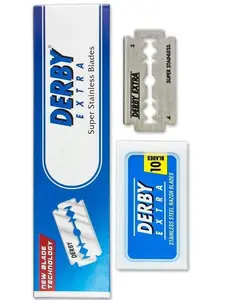 Derby Extra Double Edge Razor Blades - 100 CT