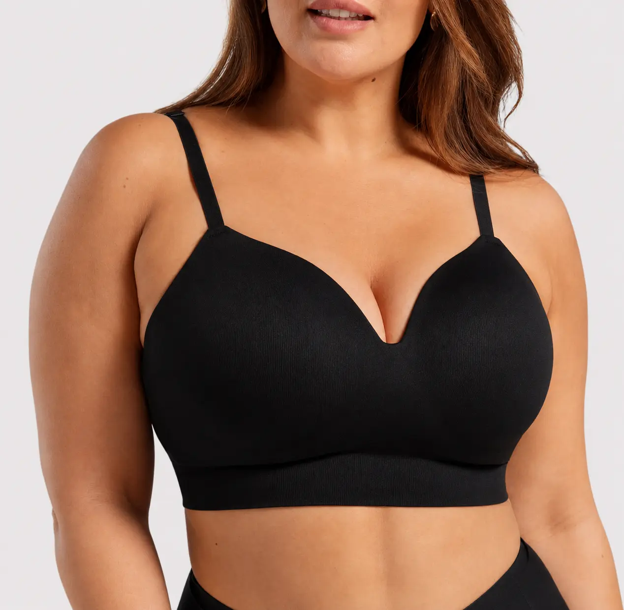 Shapermint Supportive Comfort Shaping Wireless Bra with Adjustable Straps & Soft Foam Cups Feminine Womenswear Shapermint Supportive Comfort Shaping Wireless Bra with Adjustable Straps & Soft Foam Cups Feminine Womenswear