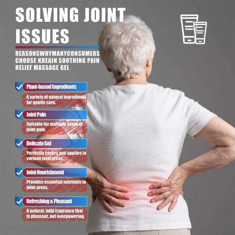 [50g] LANZF Joint Relief Massage Cream  for Knee Lumbar Neck Hand & Foot Repair Therapeutic Gel for Muscle Relief and Pain Management