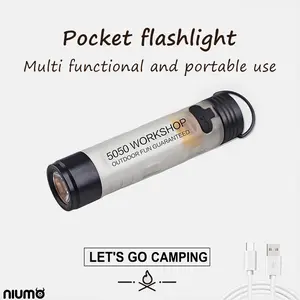 NIUMO Outdoor niumoshop strong light pocket cap clip light magnetic camping atmosphere led long-lasting disaster relief emergency flashlight
