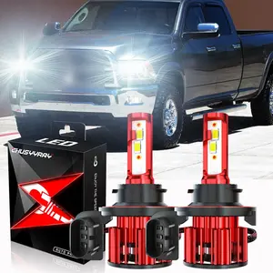 H13 LED Headlight Bulbs Kit for Dodge Ram 1500 2500 3500 2006 2007 2008 2009 2010 2011 High Low Beam Autos Automotive