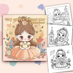 Barbie Themed Coloring Book, 30 Pages Coloring Book, 1 Count DIY Painting Supplies for Adults, Holiday Gift, Birthday Gift, Christmas Gift