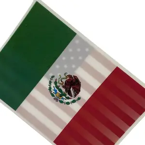 Mexico/America 3D Holographic Sticker