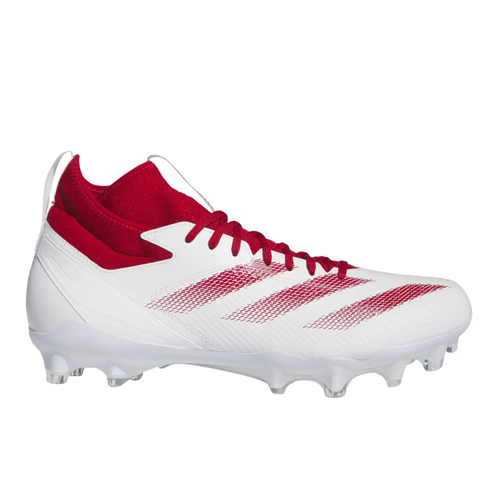 adidas Mens Adizero Impact American Football Sneakers Shoes - White