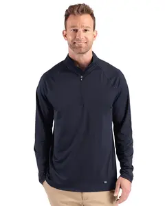 Cutter & Buck Prospect Recycled Featherlight Stretch Mens Big & Tall Quarter Zip