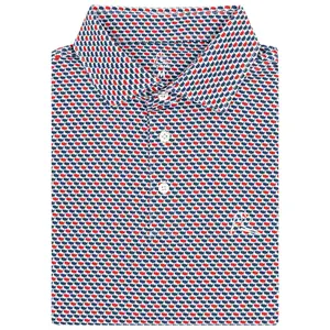 The 1776 Men's Short Sleeve Collegiate Polo