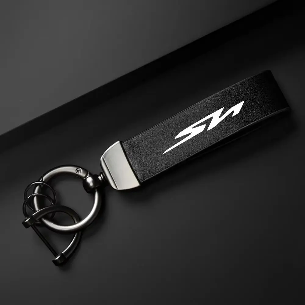 PU Leather Motorcycle Keychain Holder for Honda SH300 SH300i SH 300, Durable Key Ring for Motorbike Owners, Stylish Accessory for Outdoor Adventures
