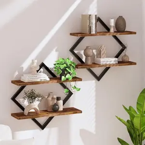 FloatingShelves My Wall Just Went From Boring To Stunning With These Floating Shelves