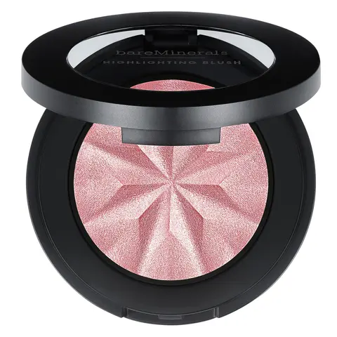 bareMinerals GEN NUDE Highlighting Blush - Talc-Free Glow, 2-in-1 Cheek Makeup, Silky Smooth Formula for Sheer Luminous Glow