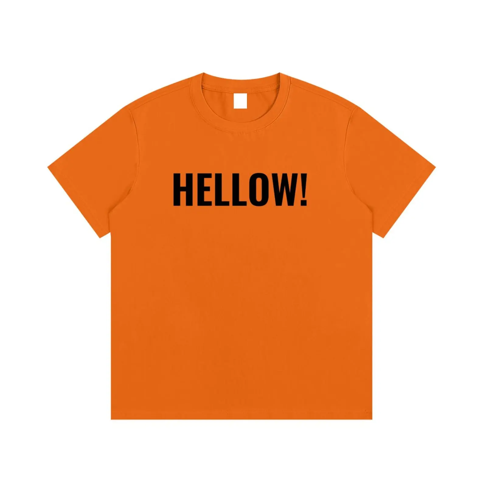Hellow! Classic Unisex Crewneck T-Shirt crafted from soft essential cotton in the Gildan 64000 style you know and love