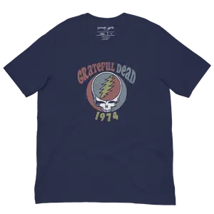 Grateful Dead | T-Shirt | Stealie 1974 Navy