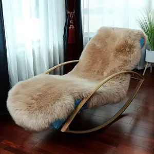 1 Piece Nordic Ins-Style Wavy Long-Pile Faux Wool Mat - Soft & Comfortable, Suitable for Bedroom, Living Room, Study & More, Multi-Functional Rug, Seat Cushion, or Pet Pad, Multiple Colors & Sizes Available, Fluffy Area Rug, Fuzzy Rug, Furry Soft Rugs