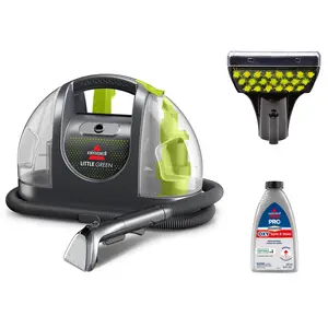 BISSELL Little Green Portable Deep Cleaner, for Carpet, Upholstery, and Auto, Lightweight, Strong Suction, Large Tank Capacity