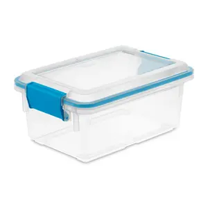 Sterilite 7.5 Quart Clear Plastic Home Storage Box with Latching Lids, (18 Pack) Sterilite 7.5 Quart Clear Plastic Home Storage Box with Latching Lids, (18 Pack)