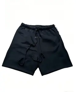 Trendy Black Sweat Shorts Cotton Material for Comfort and Style Perfect for Everyday Wear and Casual Outings