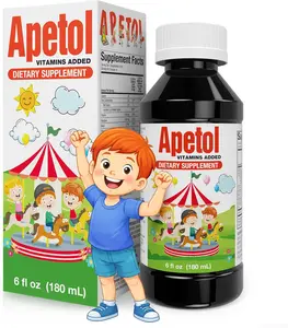 Appetite-stimulating dietary supplement for children and adults | Liquid vitamins to stimulate appetite, support digestive health, memory, and vitality | Vitamins for children | 1 bottle, 177ml