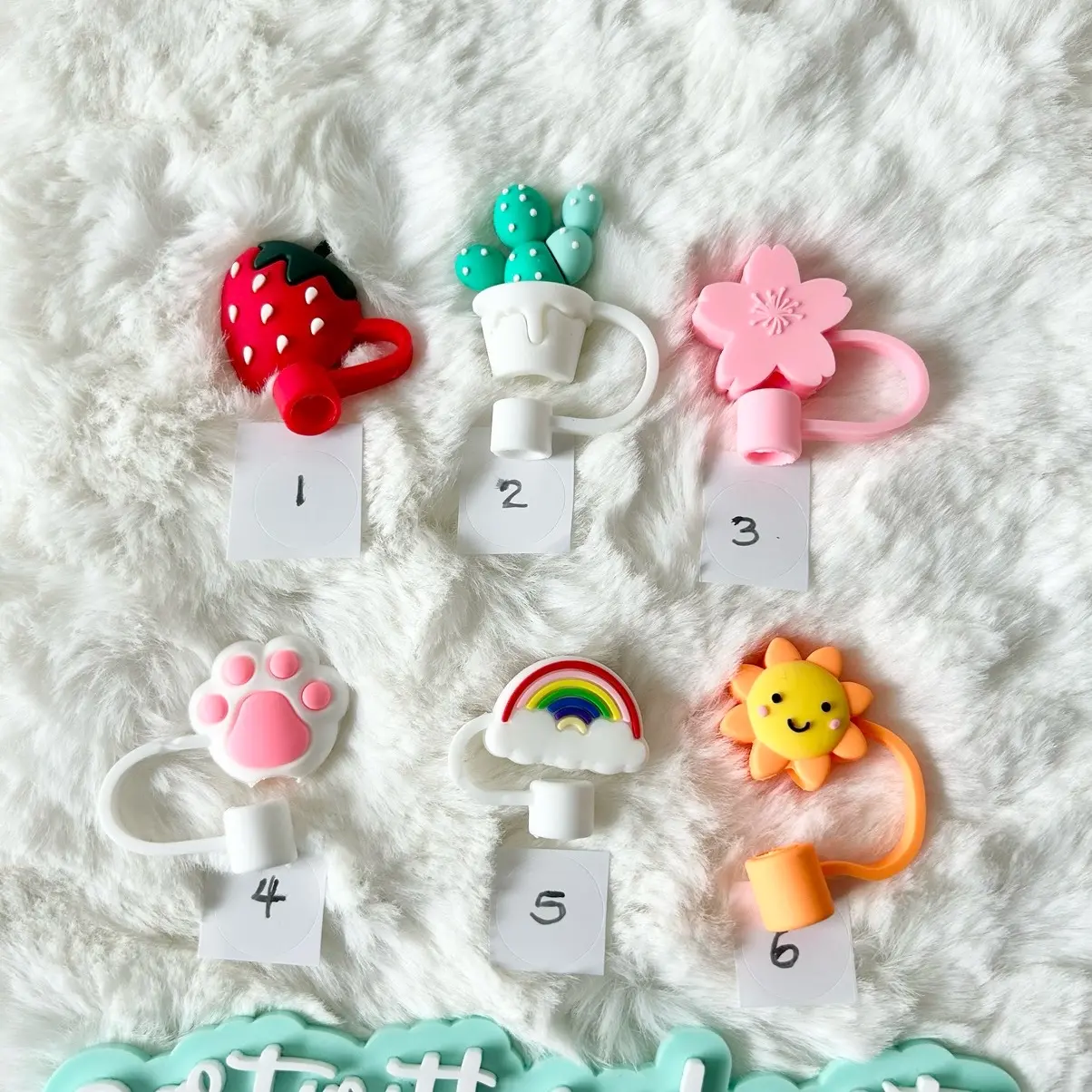 Decoration Straws Cover Silicone