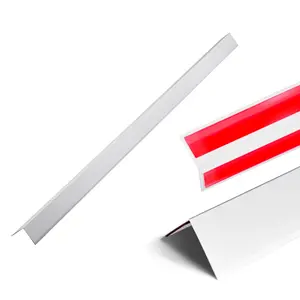 VEVOR Alluminum Alloy Wall Corner Protector, 2 x 2 x 48 inch, 12 Pack Metal Corner Guards, Edge Trim Protector 90-Degree Angle L Shape for Home,Office,Commercial Wall Protection, with 3m Tape