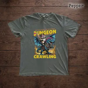 Get In Loser We're Going Dungeon Crawling Shirt, Funny Fantasy Gamer Tee.