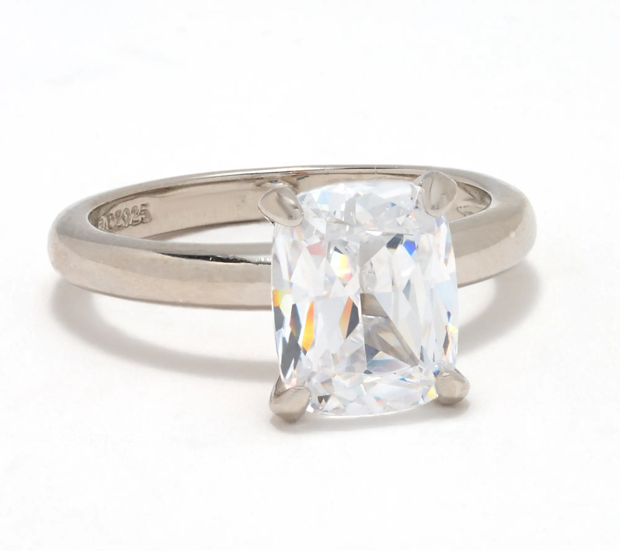 Diamonique Classics 4.00 cttw Ring, Sterling