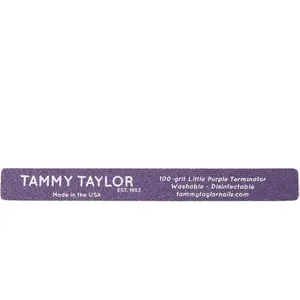 Tammy Taylor Peel N Stick Purple Terminator 100g to Promote Natural Growth & Feel with Strong, Yet Gentle Abrasion to Shorten and File Without Ripping or Tearing The Fingernails