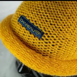 CHAPEAU HANDMADE Beanie Hat knitted soft skeins yarn ACRYLIC