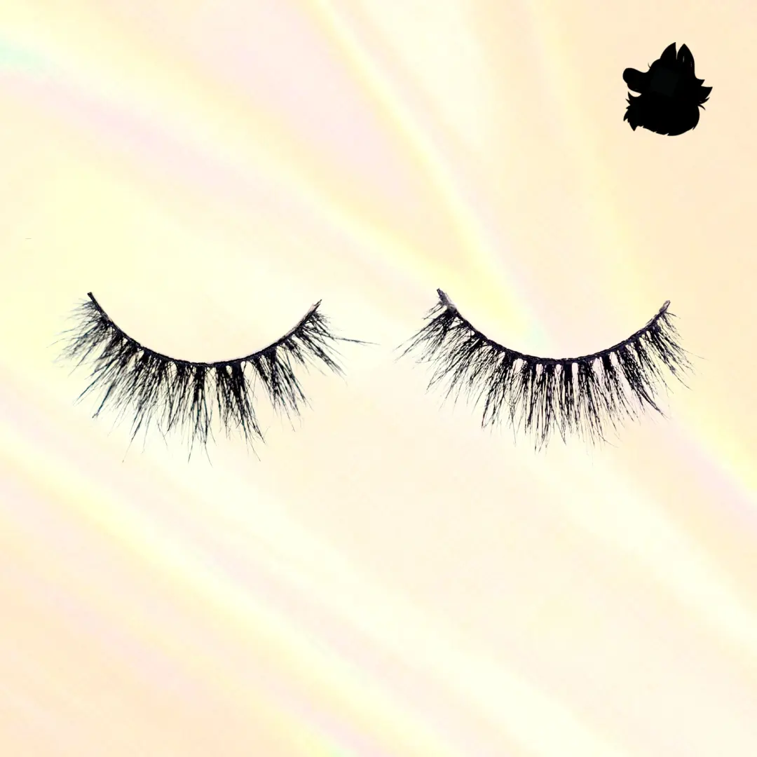 Jaq 15mm Anime Wispy Open Eye Lash Strip reusable magnetic eyelashes Hypoallergenic Reusable 90+ Wears Waterproof Windproof Compact Case with Mirror