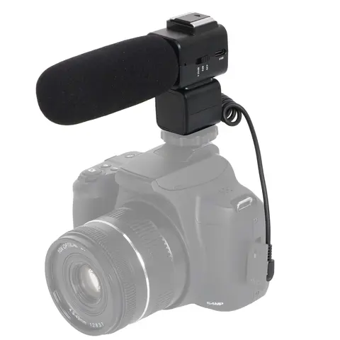 Shockproof Design Wired Condenser Microphone Vlogger Kit - Plastic USB Video Recording Gear for Content Creators, with Camera/Mobile Accessories, Live Streaming Equipment, Included Cable, Manufacturer Warranty, No Battery Needed techvibes