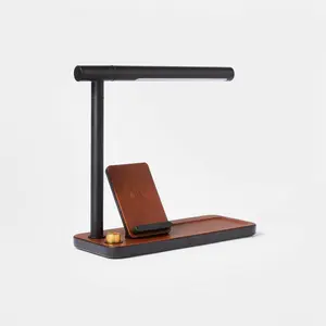 Wireless Charging Stand & Lamp (Includes LED Light Bulb) - Threshold