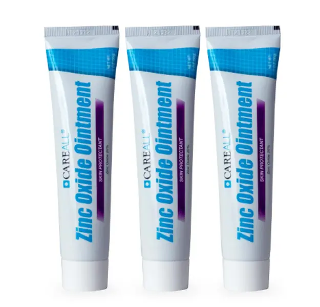 CareAll Zinc Oxide 20% Skin Protectant Barrier Ointment 2 oz (3 Pack), Moisture Daily Moisturizing Moisturizer