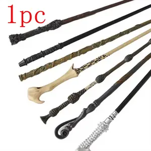Halloween Costume Magic Wand, Beautiful Magical Wizard Staff, Hand Carved Craftsmanship, Perfect for Christmas Role Play & Gift Collection, Party Accessories