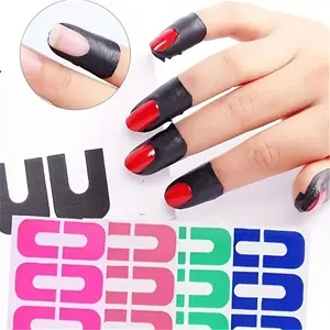 60pcs U-Shaped Nail Polish Protectors, Finger Skin & Cuticle Protection, Clean Manicure Tools, Nail Art Tools, Odorless Accessories for Nails, Nail Care