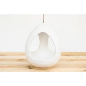 Large White Ceramic Hanging Pod