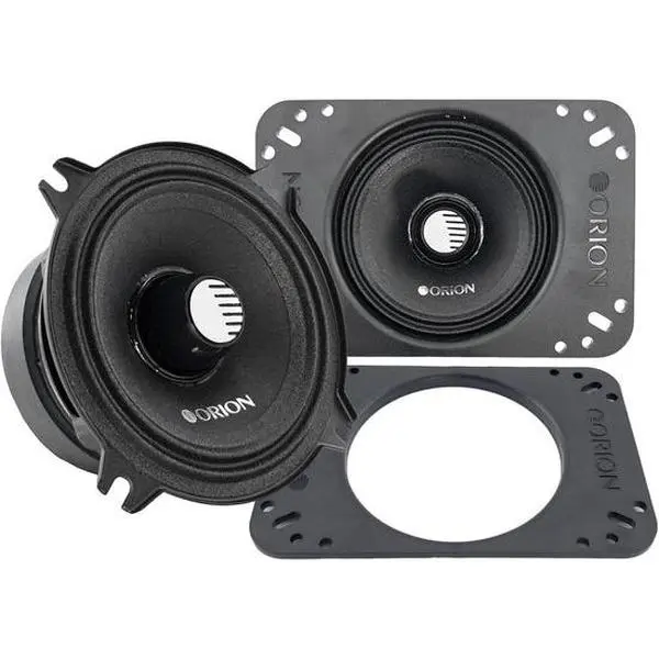 Orion CM452 High-Efficiency Component Speakers - 4in 2-Piece Audio Accessory, 4" (4x6) Conversion Mid-Range Loudspeaker, 2-Ohm, 100W RMS/400W MAX, Heavy-Gauged Stamped Steel Frame, Enhances Sound Clarity, for Multimedia Car Audio Systems, Car Audio Access
